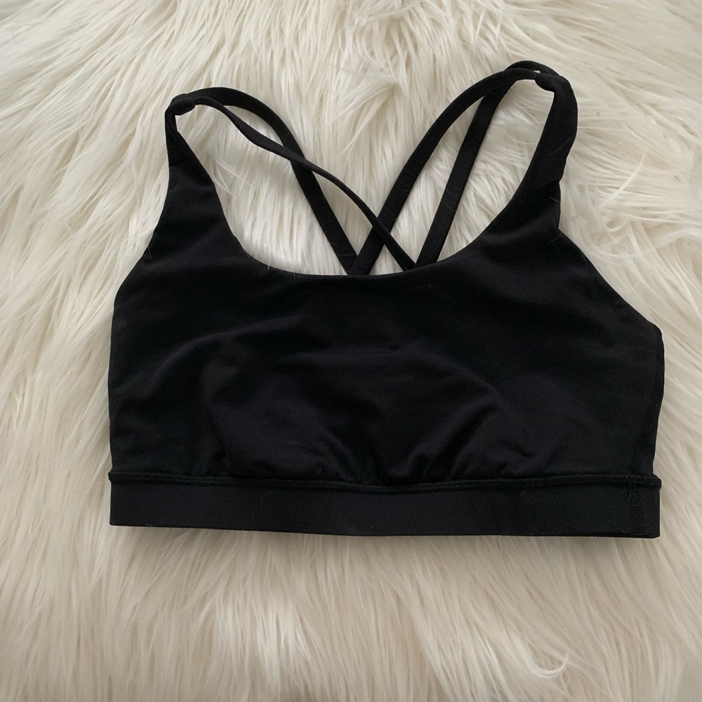 Black Lululemon Sports Bra